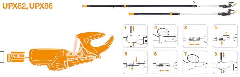 Ріжуча головка Fiskars для універсальних сучкорезов UPX82, UPX86 (1026295) 2