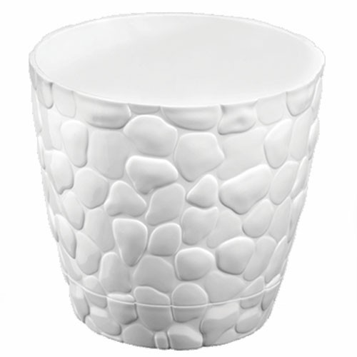 Горщик для квітів Elif Камені, білий, 1,6 л (442-0) 1