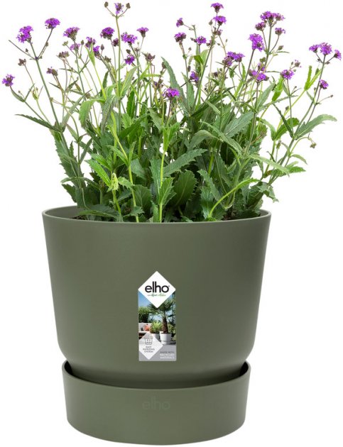 Горщик Elho Greenville Round, 20 см, зелений (356873) 3