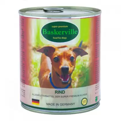 Влажный корм для собак Baskerville говядина, 400 г 1