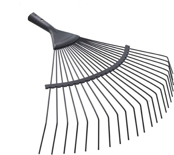 Граблі My Garden Wood віялові металеві, 22 дротяні зуби, (215-2-22) 1