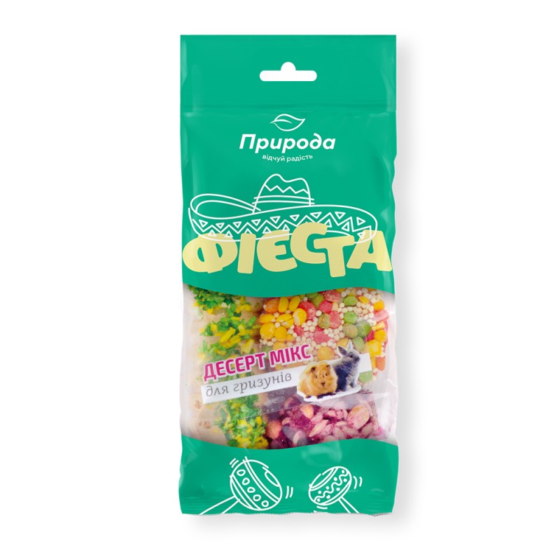 Ласощі для гризунів Природа Фієста десерт мікс (740159) 1