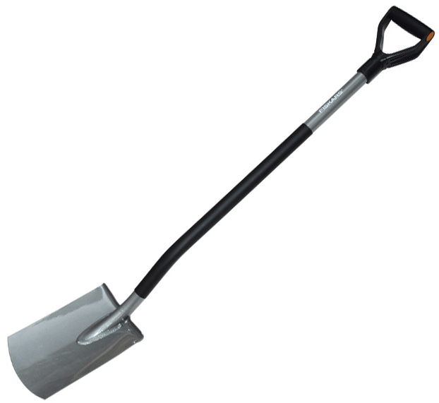 Лопата із закругленим лезом Fiskars Ergonomic (1001411) 1