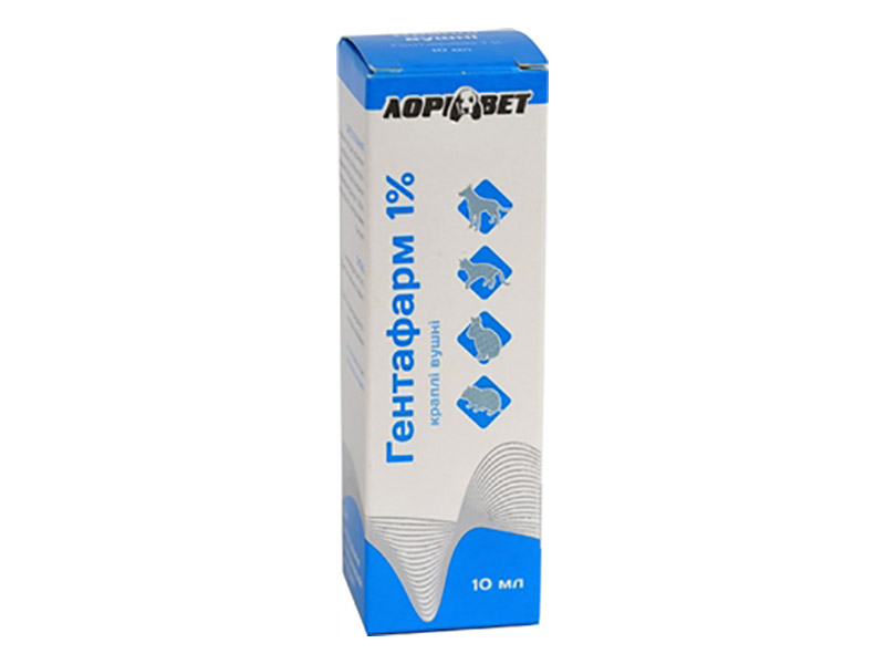 Краплі вушні Гентафарм 1% Лорі