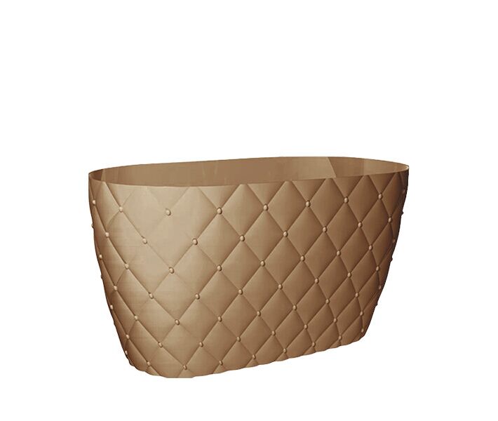 Горщик для квітів Ромбік 4,3л капучіно, 438-3