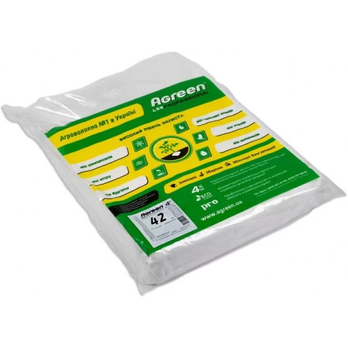 Агроволокно 42 UV, біле, 1.6х10м, Agreen 1