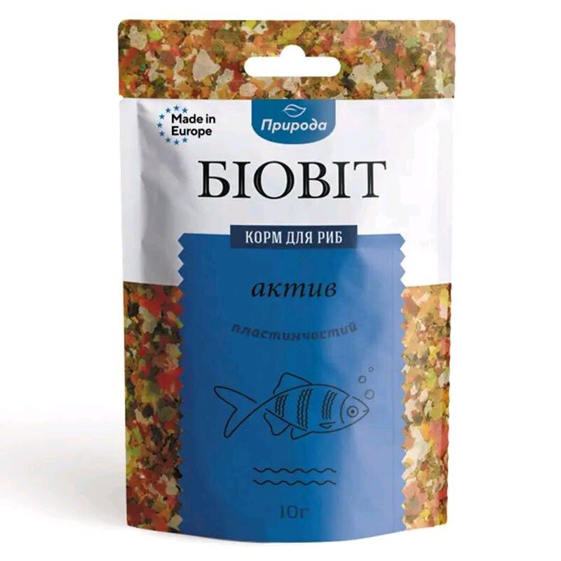 Корм для риб Актив, пластинчастий 10г, 240464