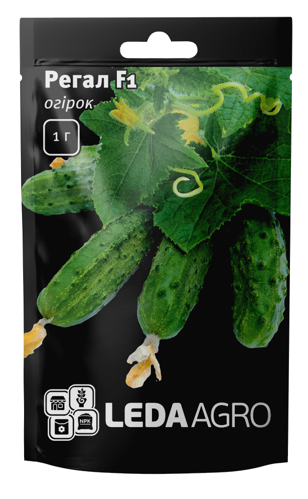 Семена огурца Регал F1, 1г, семена Леда Агро