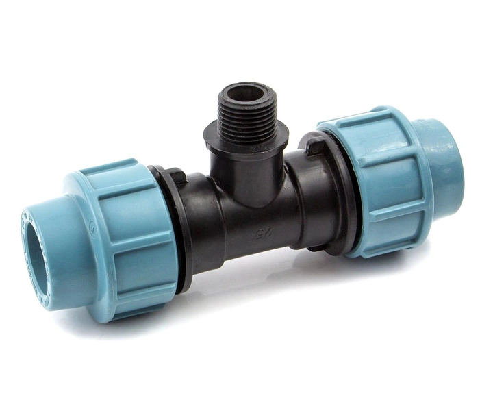 ПНД Трійник з НР 25х1 / 2х25, Santehplast