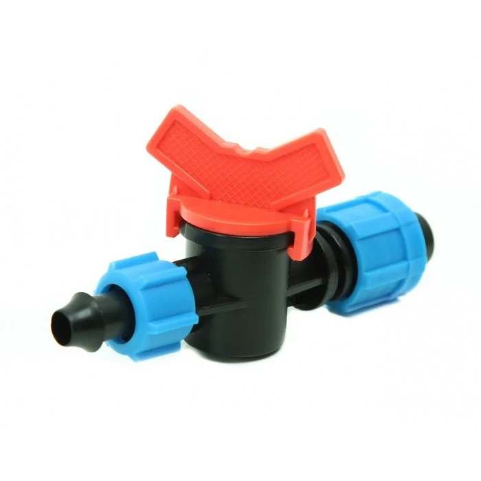 Кран стартовий SL-004 з підтиском для стрічки Drip Tape, Santehplast