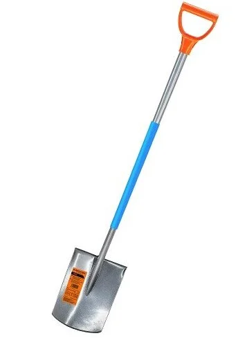 Лопата Крот, штыковая прямоугольная (метал. Черенок, D-рукоятка), Gruntek,  295481011 1