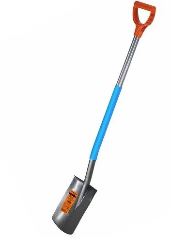 Лопата Крот, штыковая прямоугольная (метал. Черенок, D-рукоятка), Gruntek,  295481011 2
