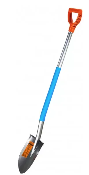 Лопата Лиса, штыковая остроконечная (метал. Ручка, D-рукоятка), Gruntek, 295481012 2