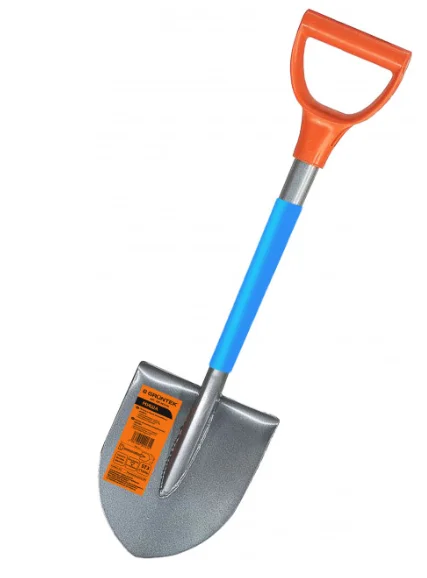 Лопата Мышь, штыковая автомобильная (метал. Ручка D-рукоятка), Gruntek, 295481016 1
