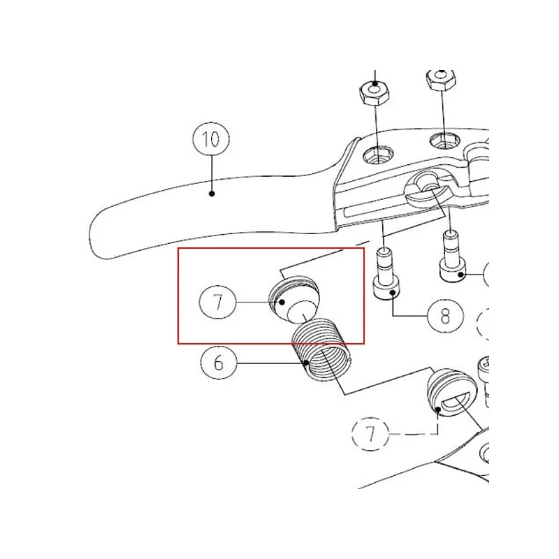 Амортизатор для секаторів ARS VS-7XR/7Z, CB-8/9, SP-432 3
