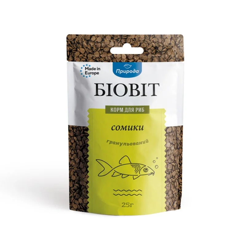 Сухий гранульований корм Природа Біовіт Сомики, 25 г (240469) 1