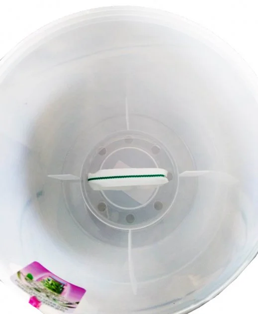 Вазон ОРХІДЕЯ TWIN (2 л) прозорий	O2 TRA			 2