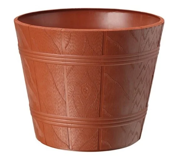 Горшок для цветов Дерево ЭЛЬБА-4 10,5л терракотовый, 0903-010 1