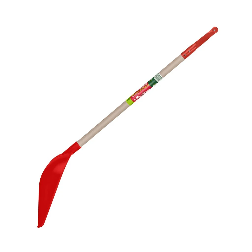 Лопата для прибирання снігу CENTRO БЦМ, з деревяним держаком, червона (1726-Ч) 2