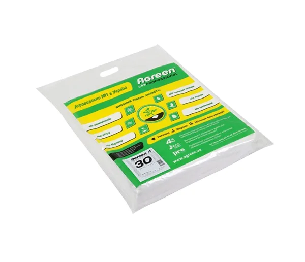 Агроволокно 30 UV, біле, 1.6х10м, Agreen (Агрін)  1