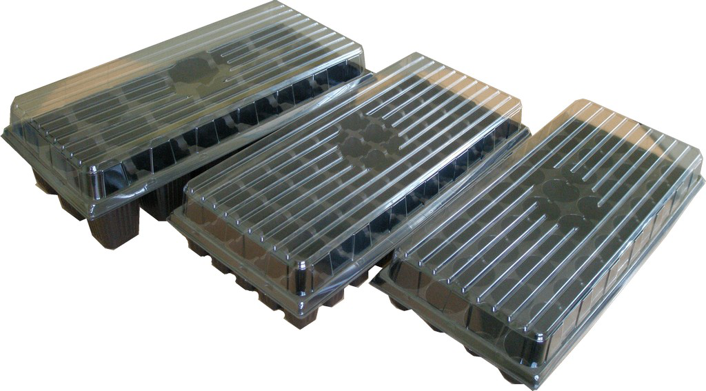 Парничок для рассады ВЛ, 18 яч, касс. 440х205х80 мм, яч. 55х55х75 мм, т.с. 0,9 мм, пластиковый 3