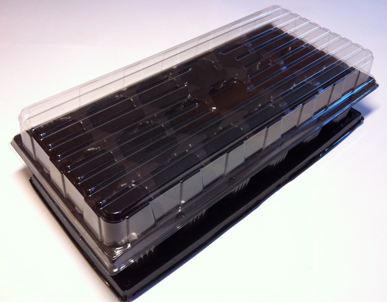 Парничок для рассады ВЛ, 18 яч, касс. 440х205х80 мм, яч. 55х55х75 мм, т.с. 0,9 мм, пластиковый 4