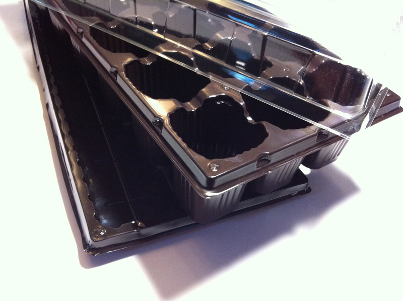 Парничок для рассады ВЛ, 18 яч, касс. 440х205х80 мм, яч. 55х55х75 мм, т.с. 0,9 мм, пластиковый 2