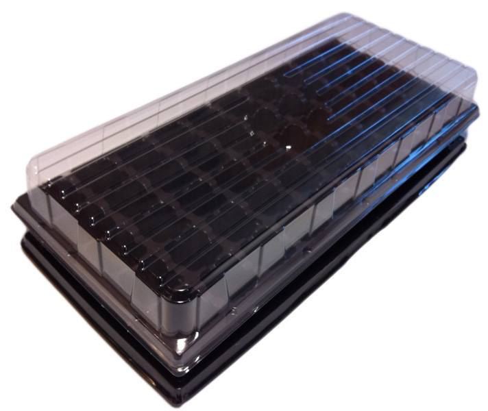 Парничок для розсади ВЛ, 50 яч, кас. 440х205х80 мм, яч. 32х32х53 мм, т. з. 0,9 мм, пластиковий 1