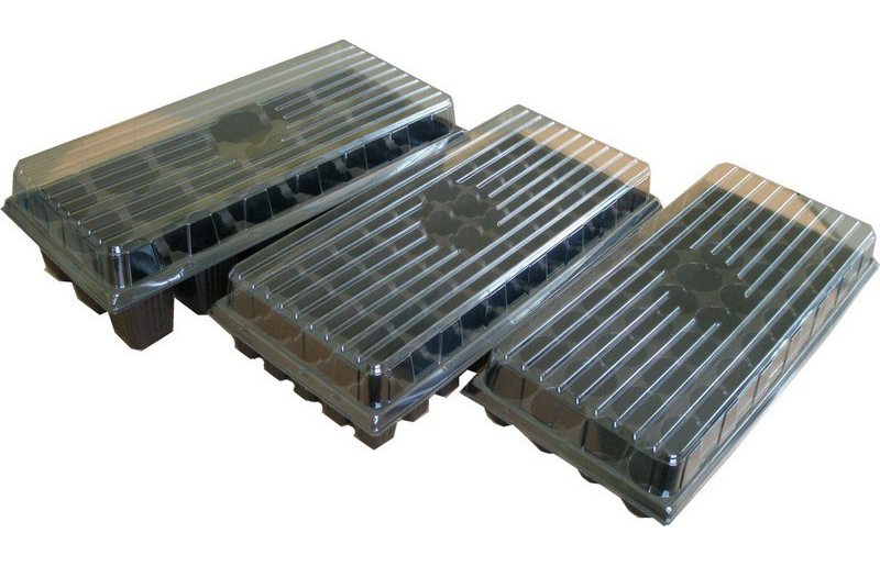 Парничок для розсади ВЛ, 50 яч, кас. 440х205х80 мм, яч. 32х32х53 мм, т. з. 0,9 мм, пластиковий 3