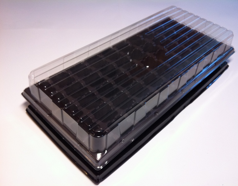 Парничок для розсади ВЛ, 50 яч, кас. 440х205х80 мм, яч. 32х32х53 мм, т. з. 0,9 мм, пластиковий 4