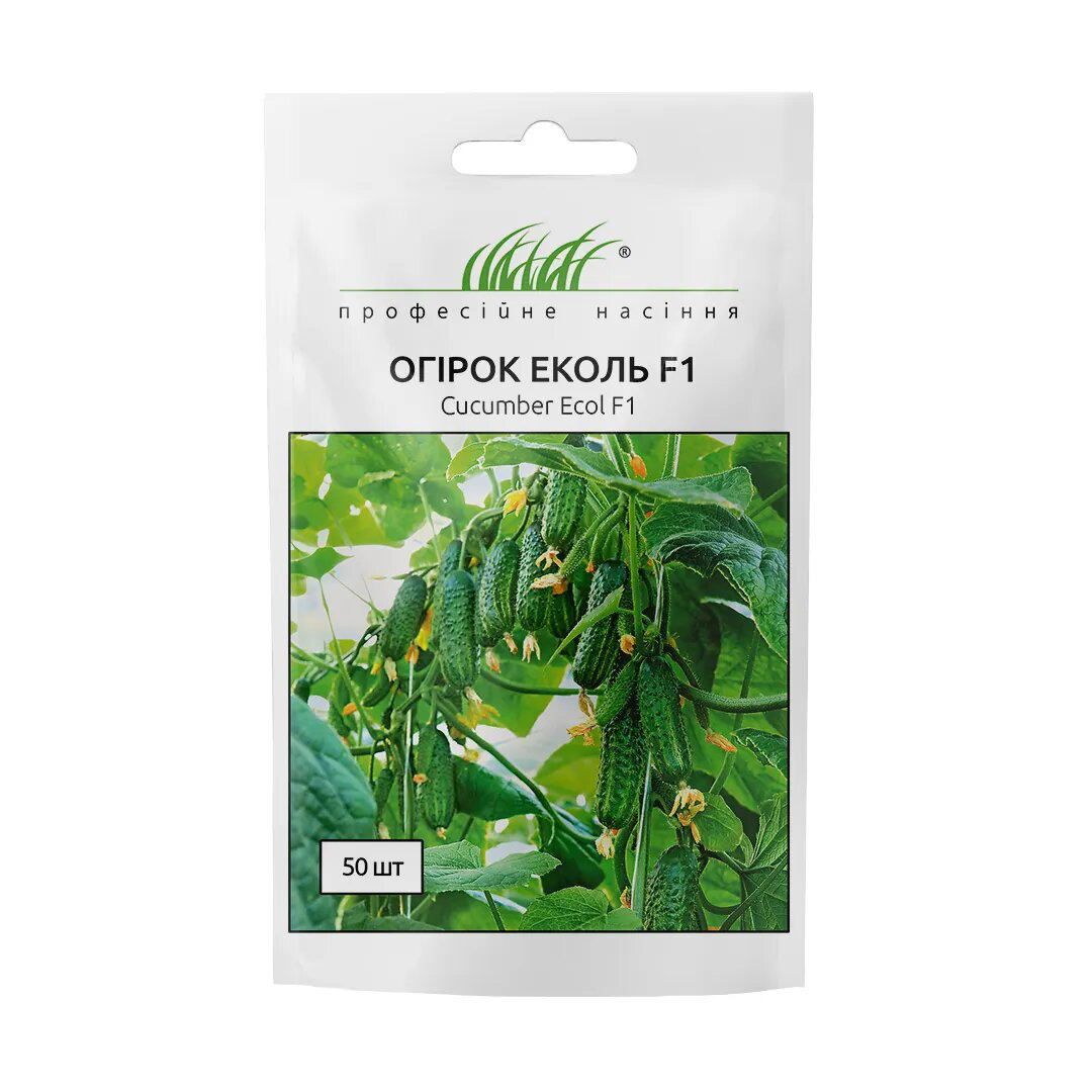 Насіння огірка Еколь F1, 50 шт, Syngenta, Голандія, Насіння Pro seeds 1