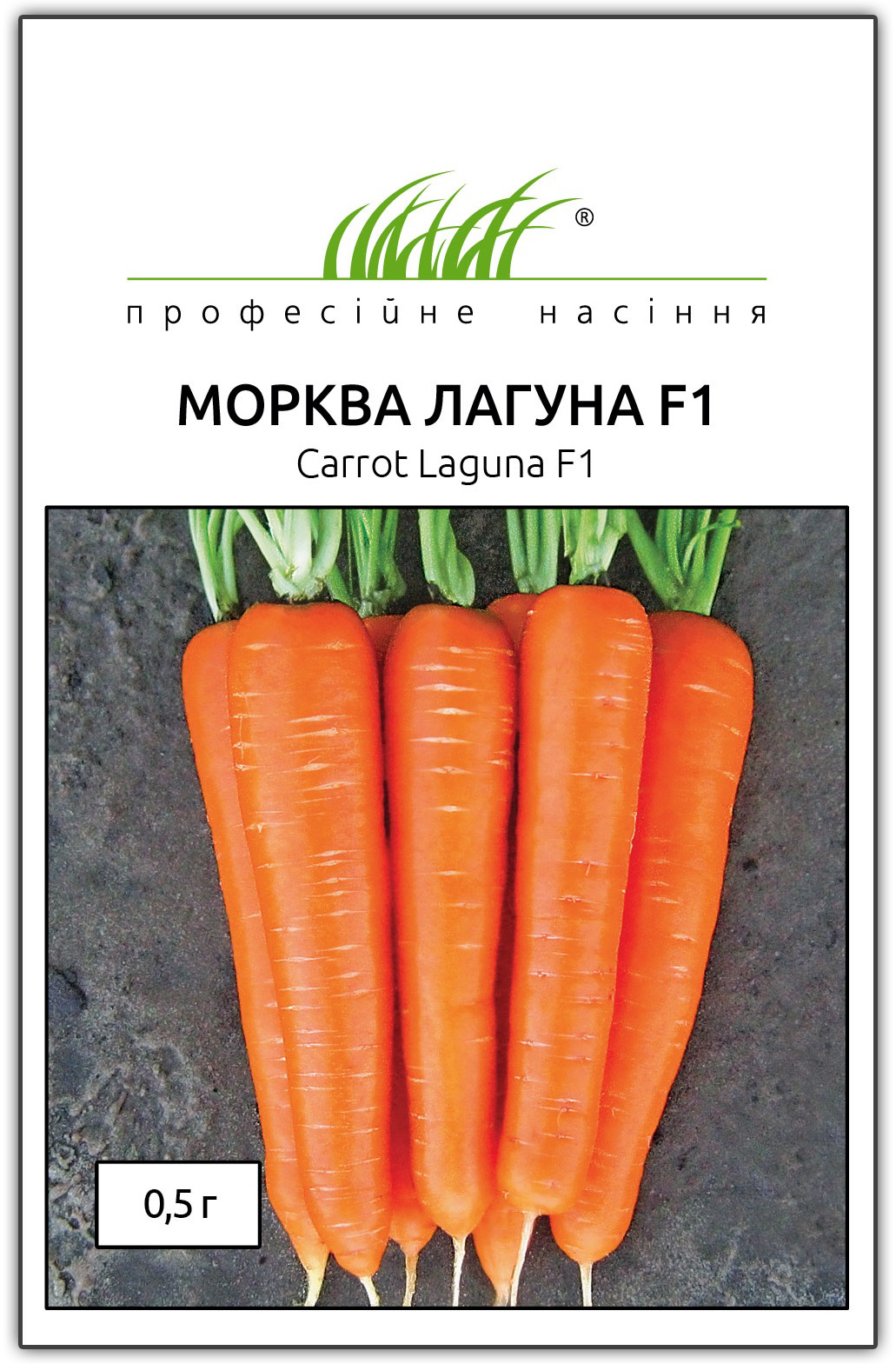 Насіння моркви Лагуна F1, 400 шт, Nunhems Zaden, Голландія, Професійне насіння 1
