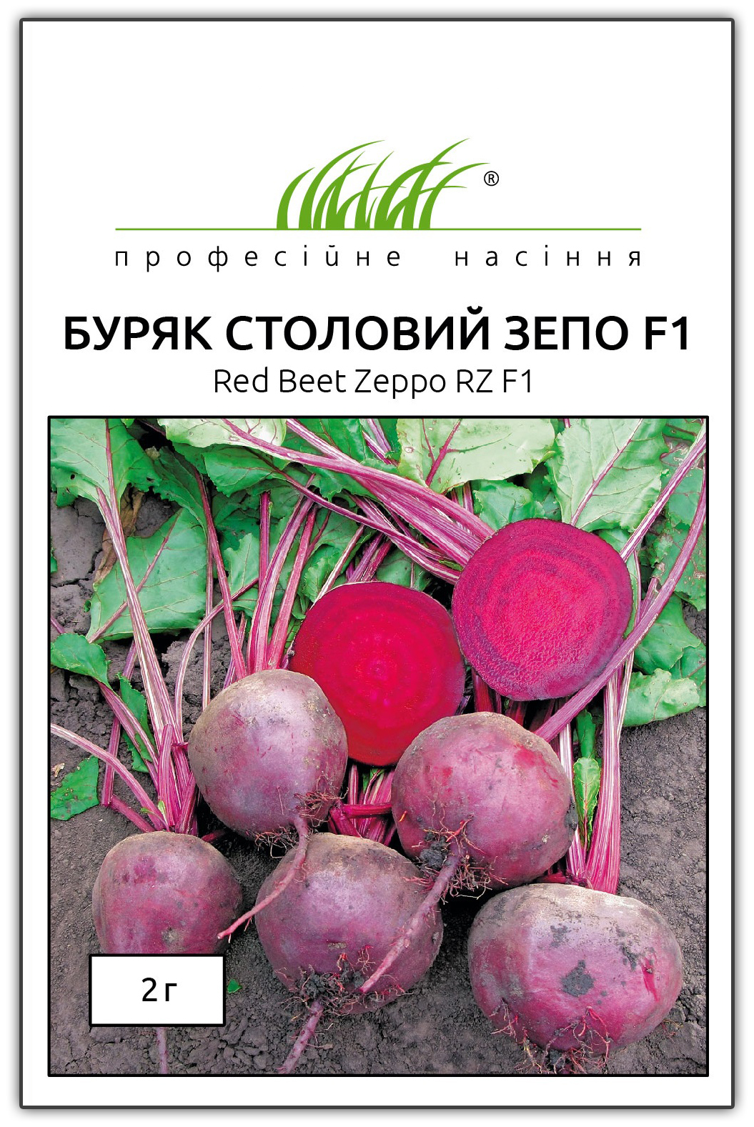 Насіння буряка столового Зепо F1, 200 шт, Rijk Zwaan, Голландія, Професійне насіння 1