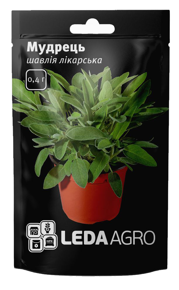 Насіння шавлії Мудрець, 0.4 г, Hem, Голландія, Леда Агро 1