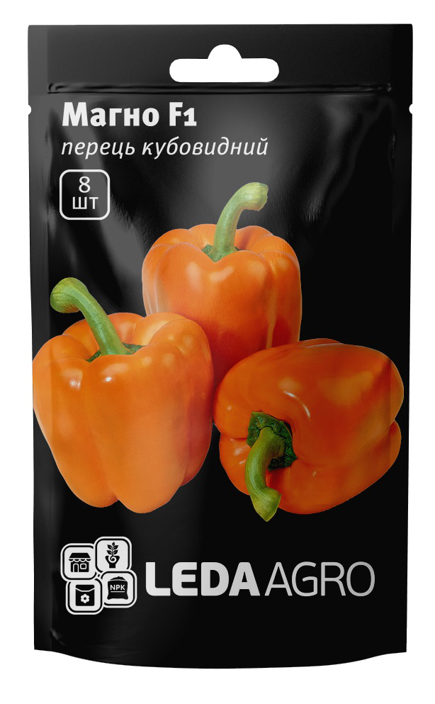 Насіння перцю Магно F1, 8шт, Enza Zaden, Голландія, насіння Леда Агро 1