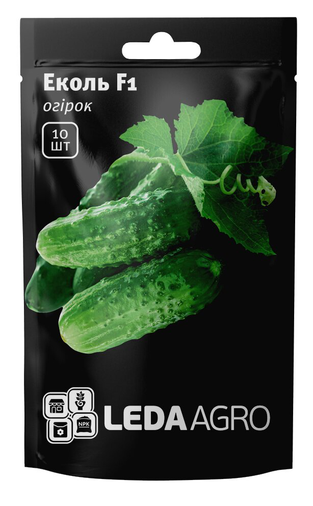 Семена огурца Эколь F1, 10шт, Syngenta, Голландия, семена Леда Агро 1