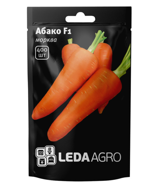 Насіння моркви Абако F1, 400шт, Seminis, Голландія, насіння Леда Агро 1