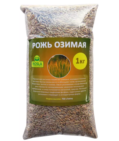Насіння жита озимого, 1кг, TM ROSLA (Росла)