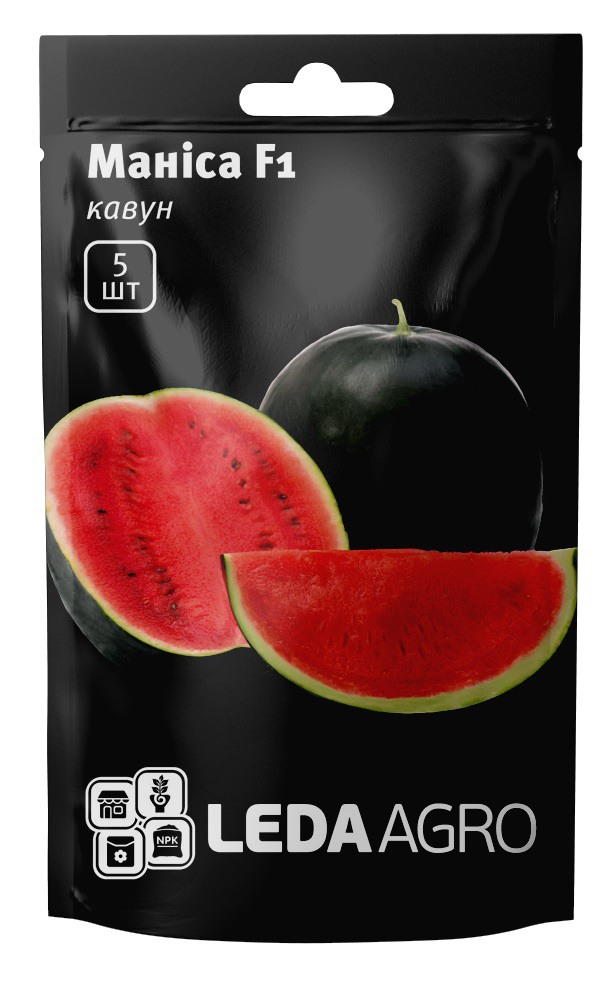 Насіння кавуна Маніса F1, тип Шуга Бейбі, 5шт, Yuksel, Туреччина, насіння Леда Агро 1