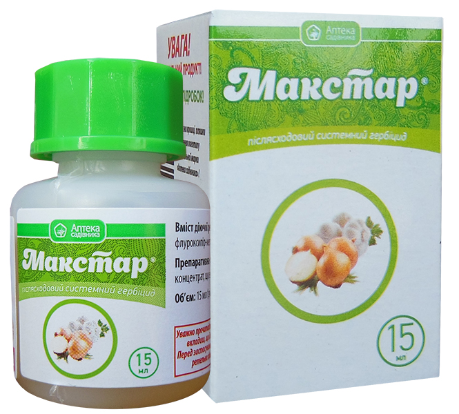 Гербіцид післясходовий Макстар 15 мл, Ukravit 3