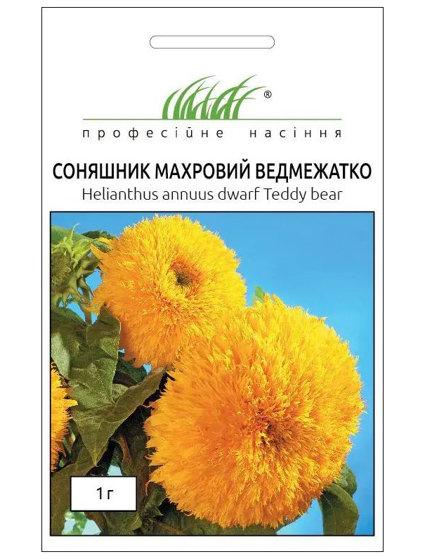 Насіння соняшника Ведмежа, 1г, Hem, Голландія, Насіння квітів Pro seeds 1