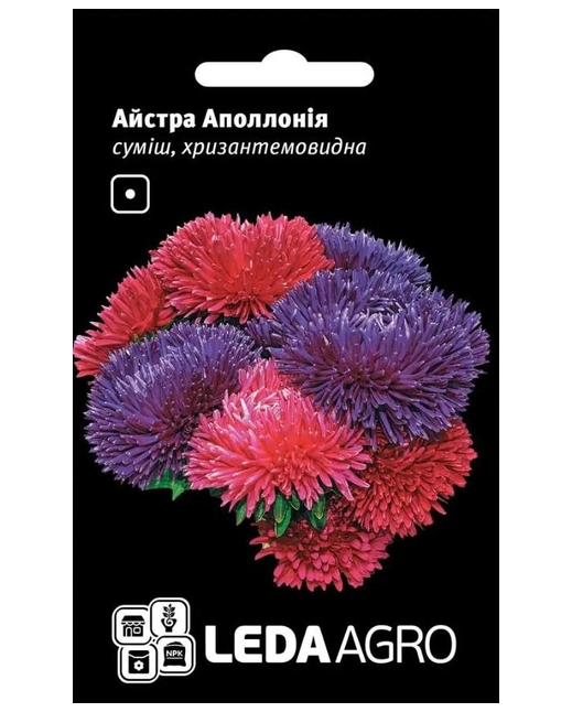 Насіння айстри Аполлонія, суміш, 0.2 г, Hem, Голландія,  Леда Агро 1