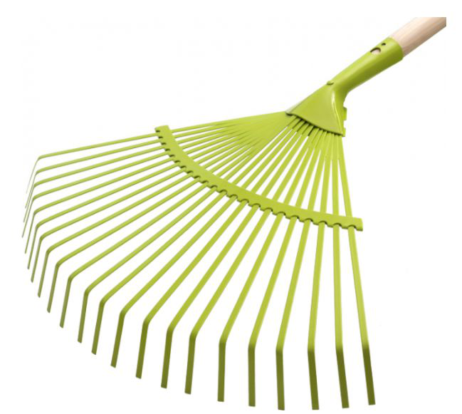 Грабли веерные металлические, насадка, 22 плоских зуба, 215-3-22 1