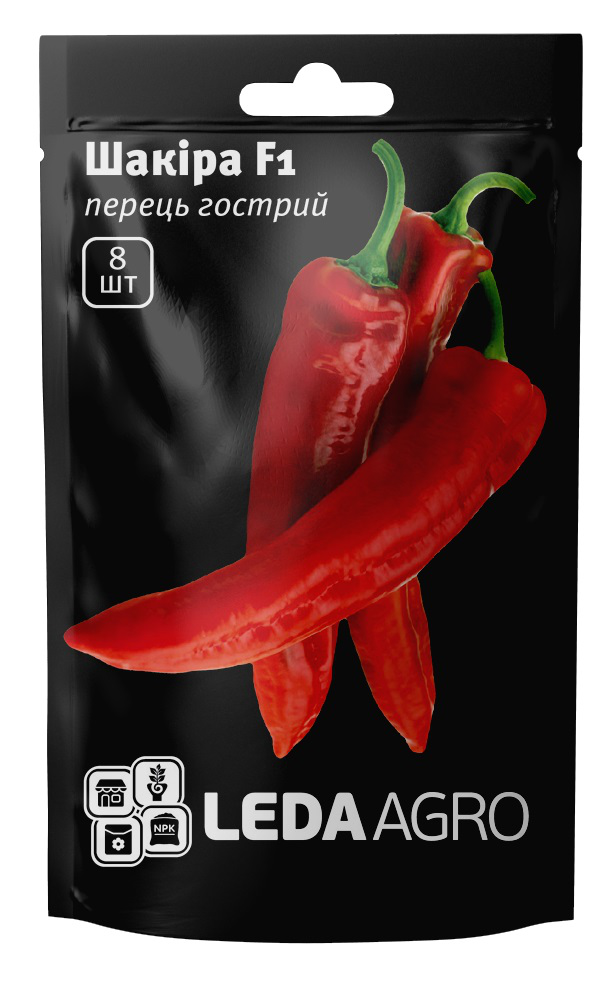 Насіння перцю Шакіра F1, 8шт, Enza Zaden, Голландія, насіння Леда Агро 1