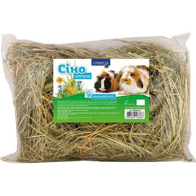 Сіно Природа Польовий мікс для гризунів, 200 г
