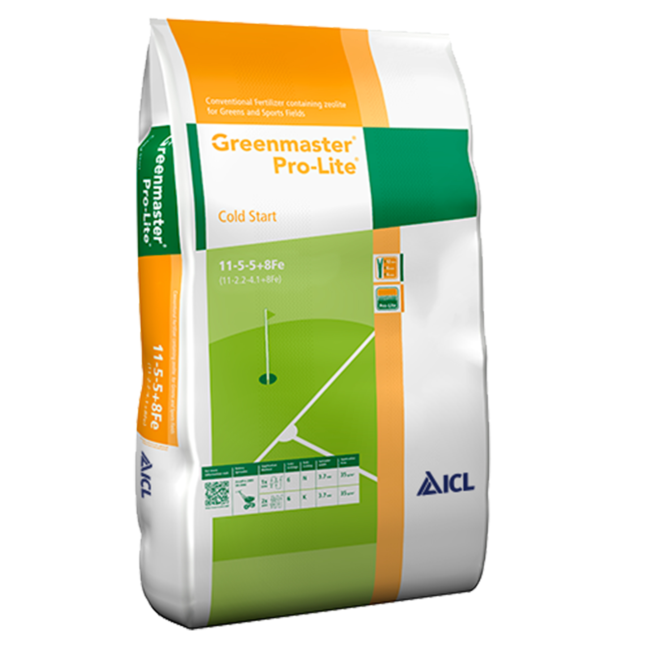 Комплексне мінеральне добрива Greenmaster Cold Start NPK 11.5.5+8Fe, 25 кг, ICL 1