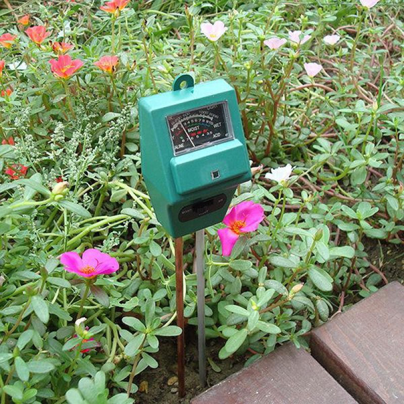 Комби-тестер Stocker для грунта, pH + влажность (9646) 2