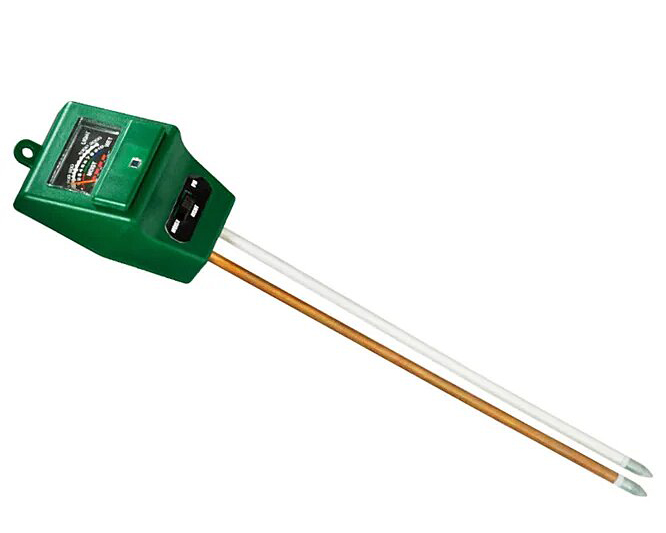 Комби-тестер Stocker для грунта, pH + влажность (9646) 1