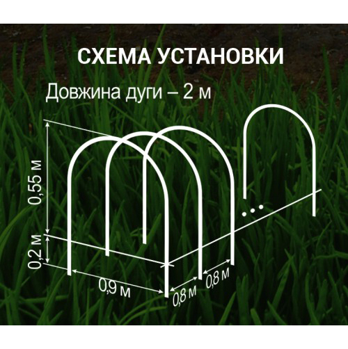 Мініпарнічок теплиця Парничок, 9х0.8х0.9м, Agreen (Агрін) 6