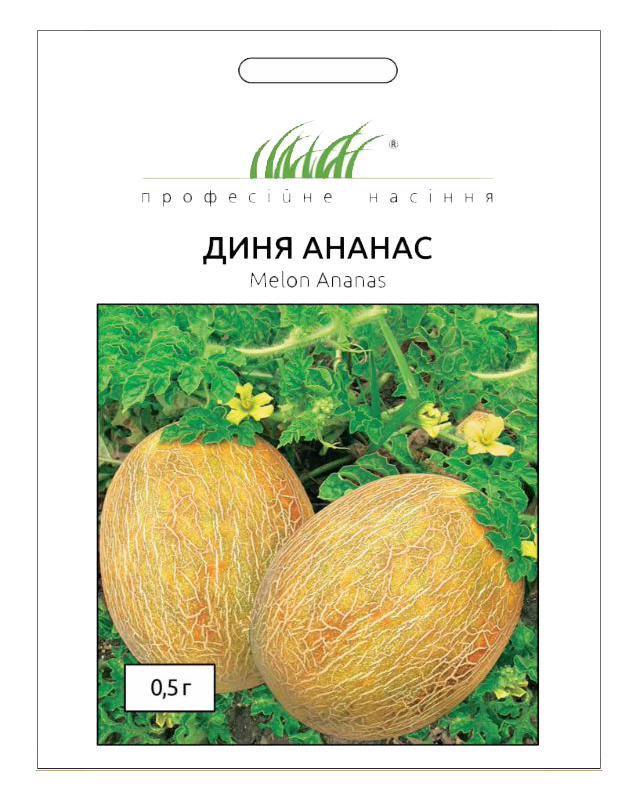 Семена дыни Ананас, 0.5 г, Tezier, Франция, Професійне насіння 1